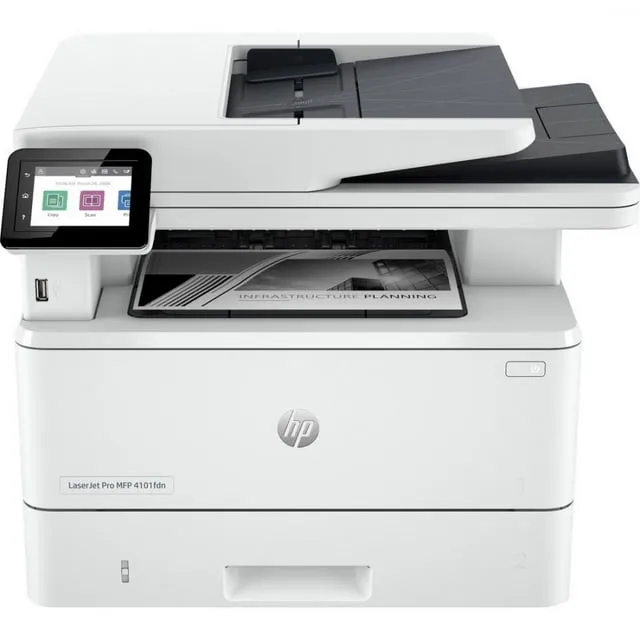 HP LaserJet Pro MFP 4101fdne Multifunction Laser Printer - HEW2Z618E