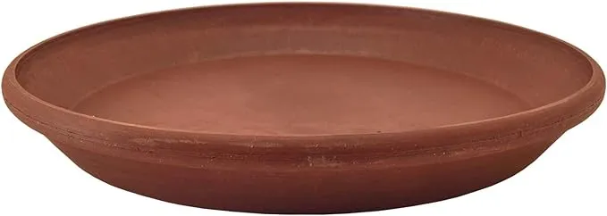 Arcadia Garden Products Single Slip Saucer: 14-in Dark Charcoal