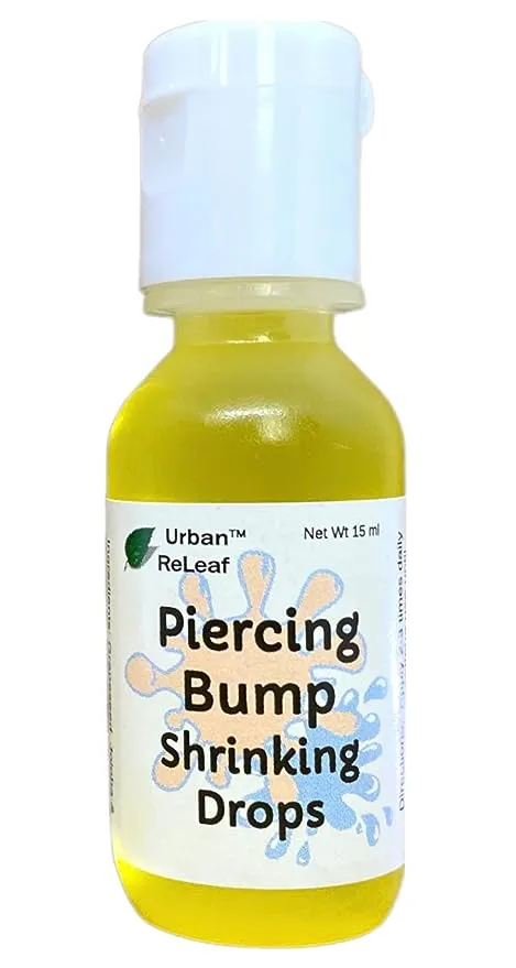 Urban Releaf Piercing Bump Shrinking Drops! Keloid Bumps Gentle Effective Afterc