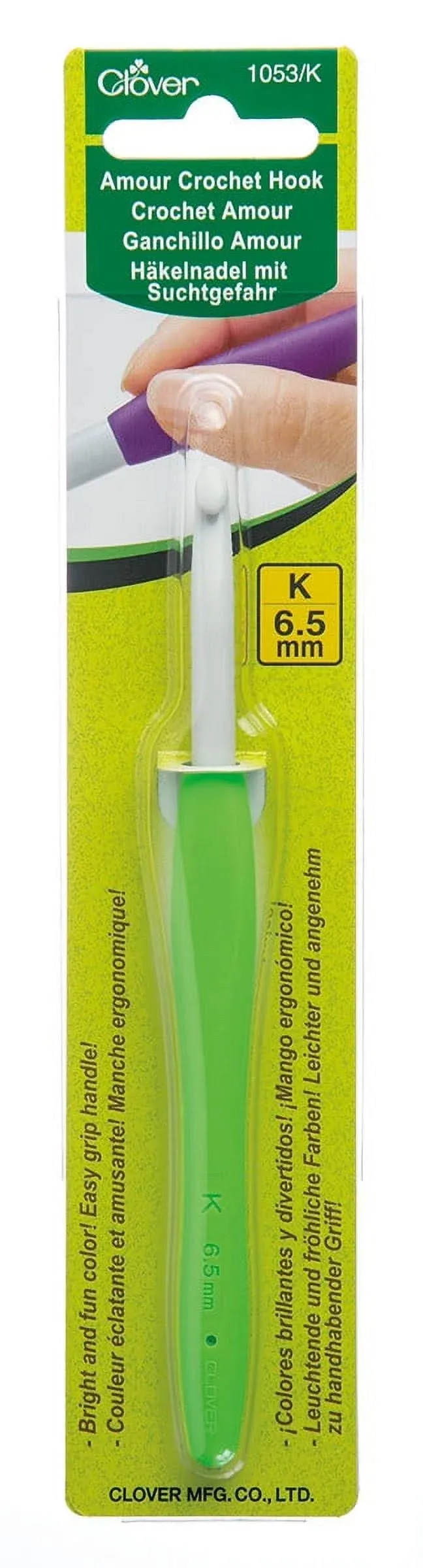 Clover Amour Crochet Hook - Size K (6.5 mm)
