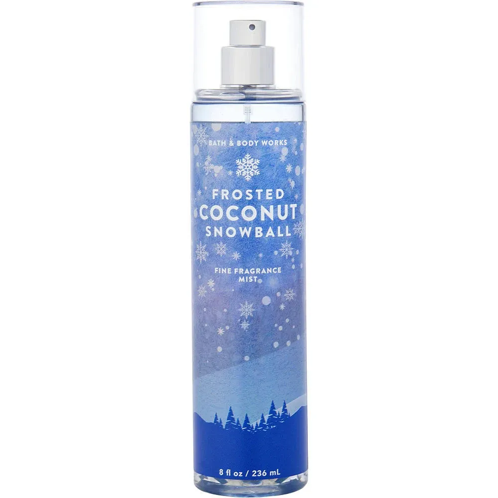 FIRESIDE FLURRIES~FROST<wbr/>ED COCONUT SNOWBALL~SNOWF<wbr/>LAKES CASHMERE Bath & Body Works
