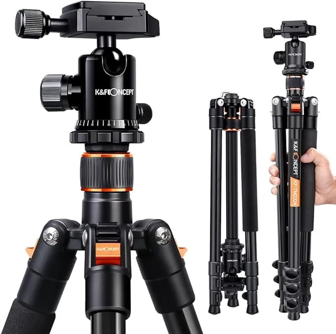 K&F Concept 64/162cm DSLR Lightweight Camera Tripod With Ball Head, Quick Release Plate Lightweight And Compact Aluminum Camera Lightweight Camera Tripoda For Travel From Miyuefang, $110.40 | DHgate.Com