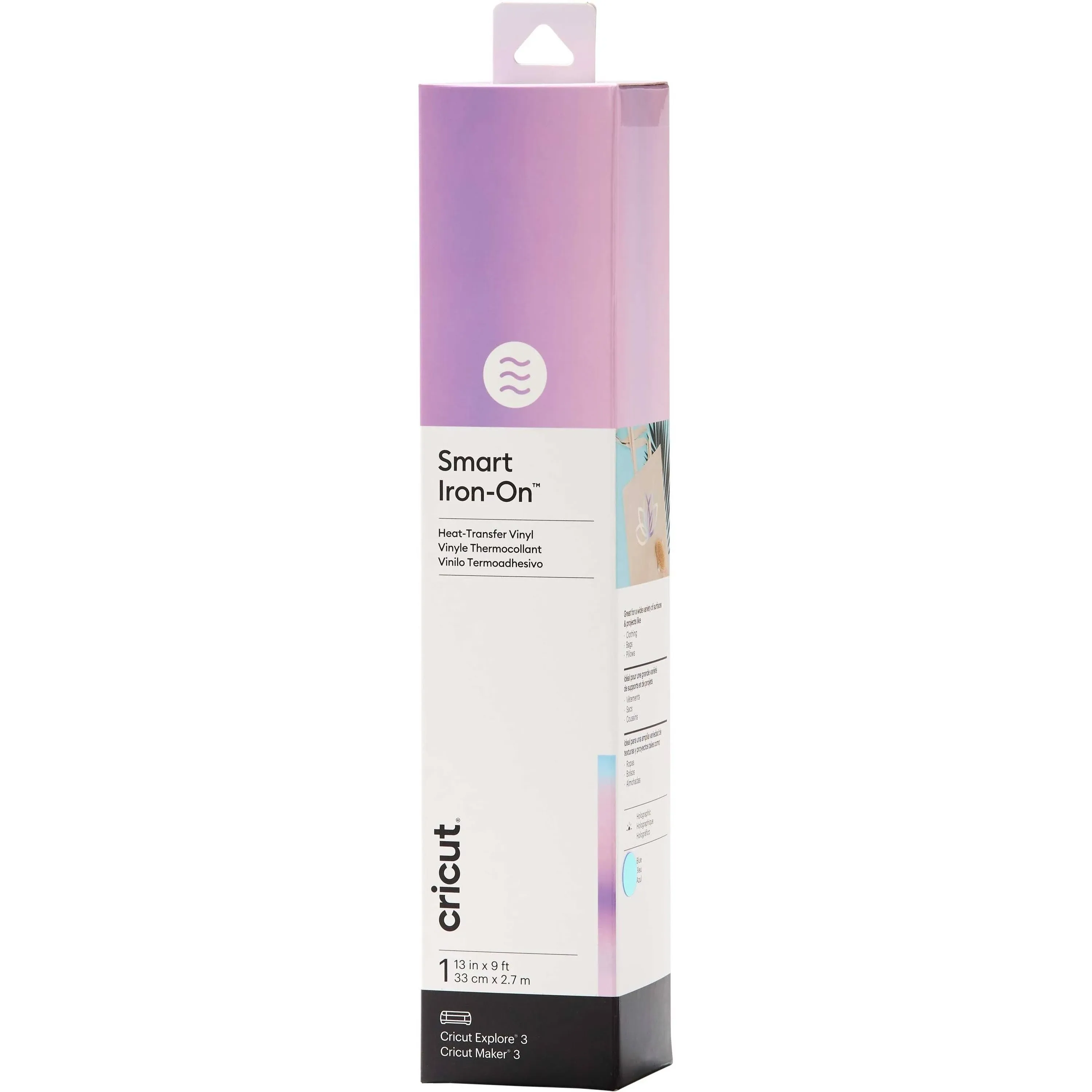 Cricut® Smart Iron-On™ Holographic 9Ft Value Roll in Translucent Blue | 13"" x 9ft | Michaels®