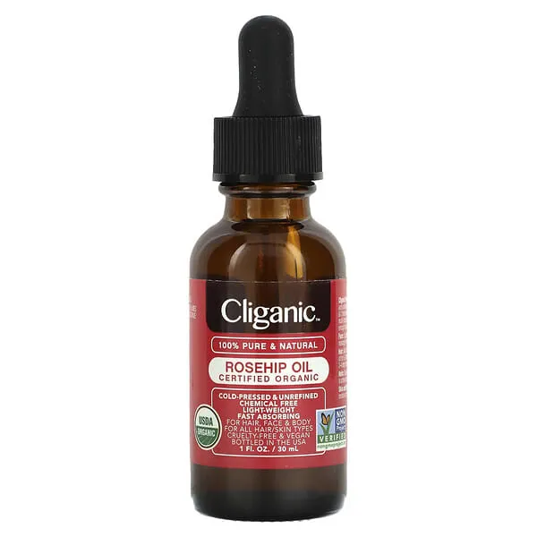 Cliganic Organic Rosehip Oil 1 fl oz