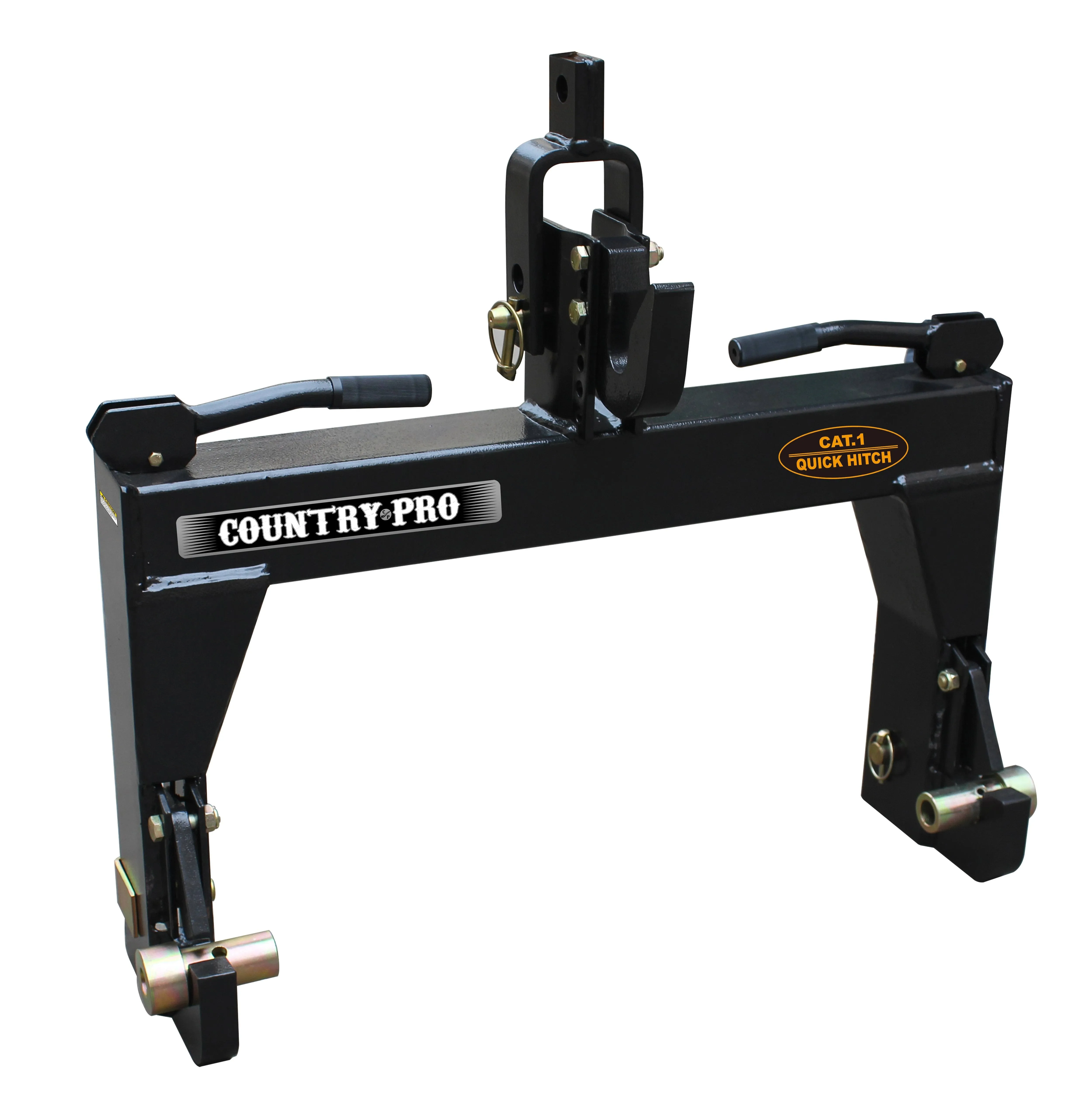 Titan Attachments 3-Point Quick Hitch fits Cat 1 & 2 Tractors Easily AdjustableTitan Attachments 3-Point Quick Hitch fits Cat 1 & 2 Tr…