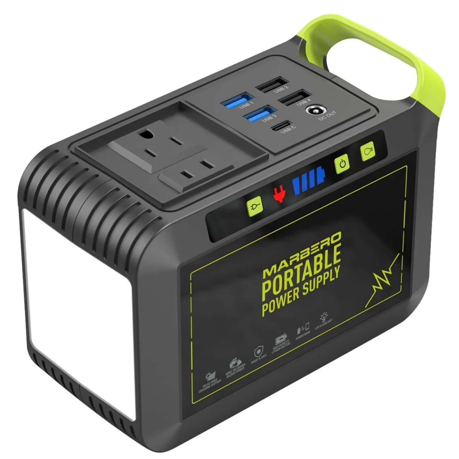 Portable Power Station 88Wh Camping Lithium Battery Solar Generator Fast