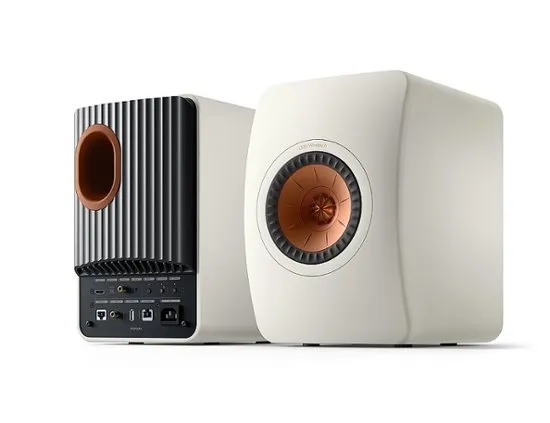 KEF - LS50 WIRELESS II Bookshelf Speakers Pair - White