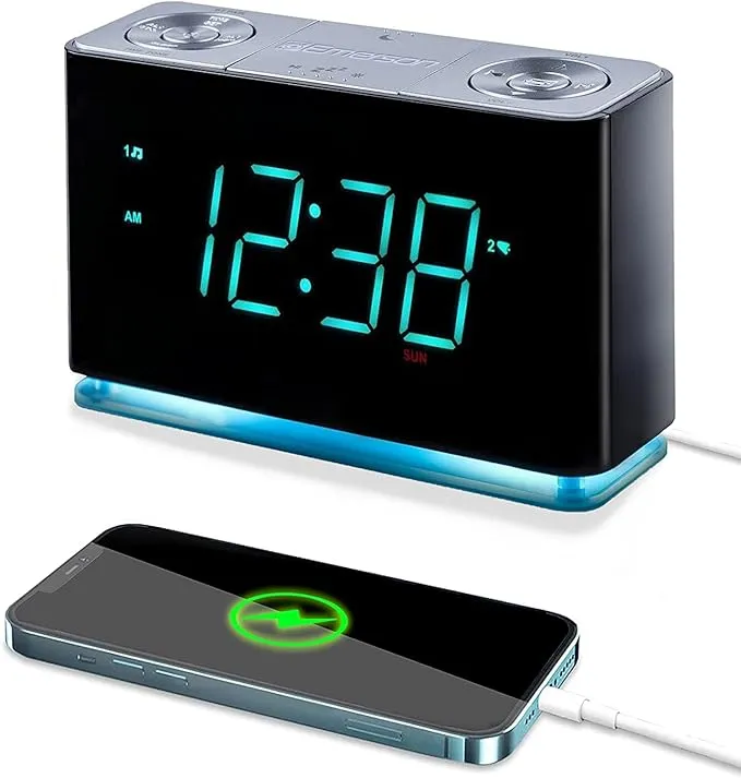Emerson SmartSet Alarm Clock Radio