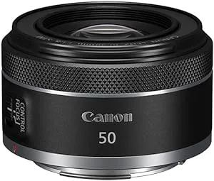 Canon RF50mm F1.8 STM for Canon Full Frame Mirrorless RF Mount Cameras [EOS R, EOS RP, EOS R5, EOS R6](4515C002)