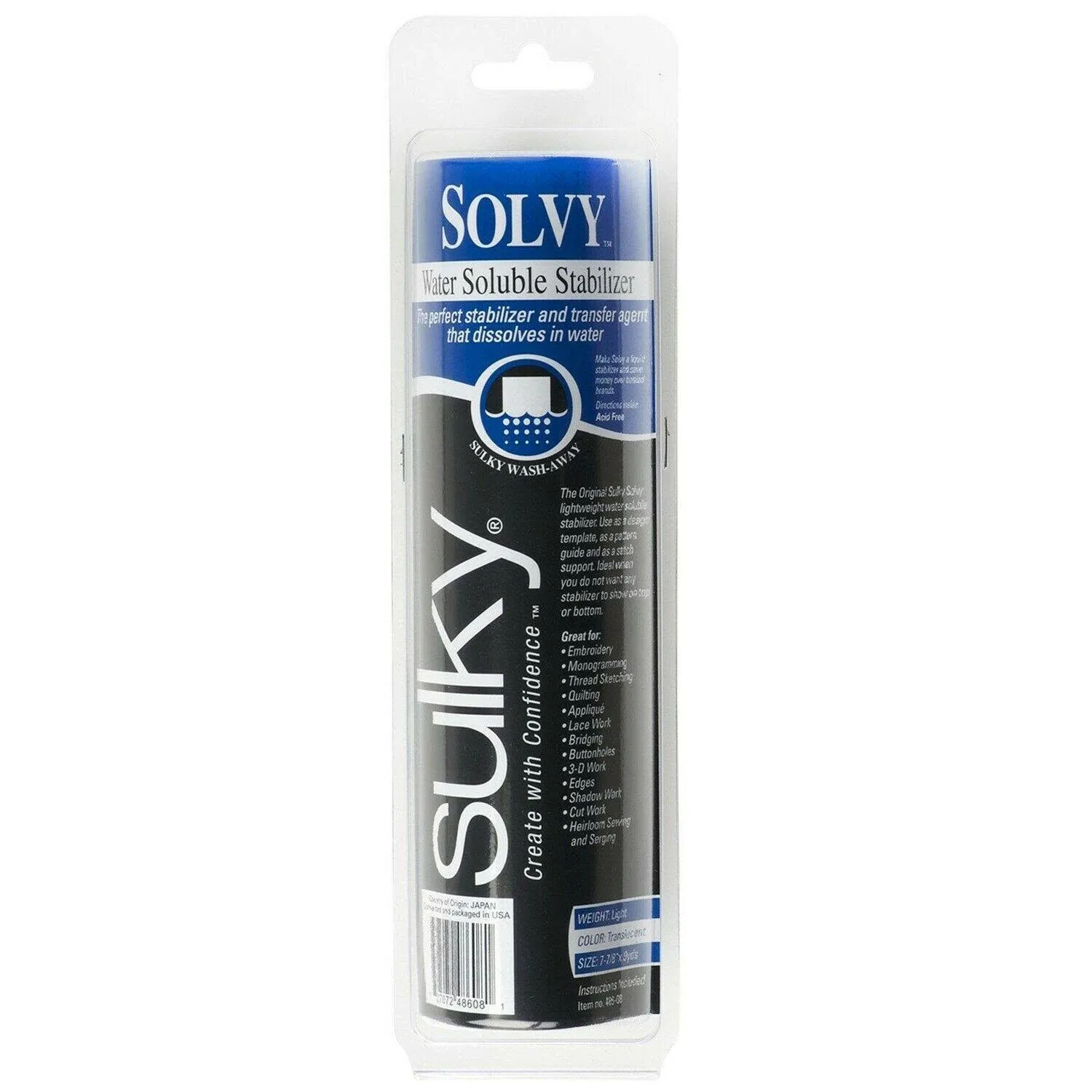 Sulky Solvy Water Soluble Stabilizer Roll