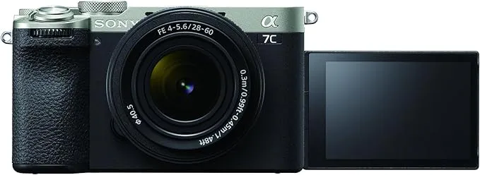 Sony Alpha a7C II Mirrorless Digital Camera with FE 28-60mm f/4-5.6 Lens, Silver