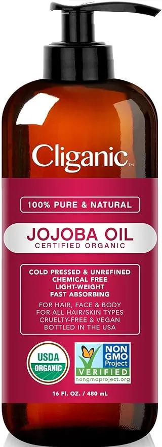 Cliganic
Organic Jojoba Oil -- 16 fl oz
SKU #: 855102007040
Shipping Weight:
1.1508 lb
