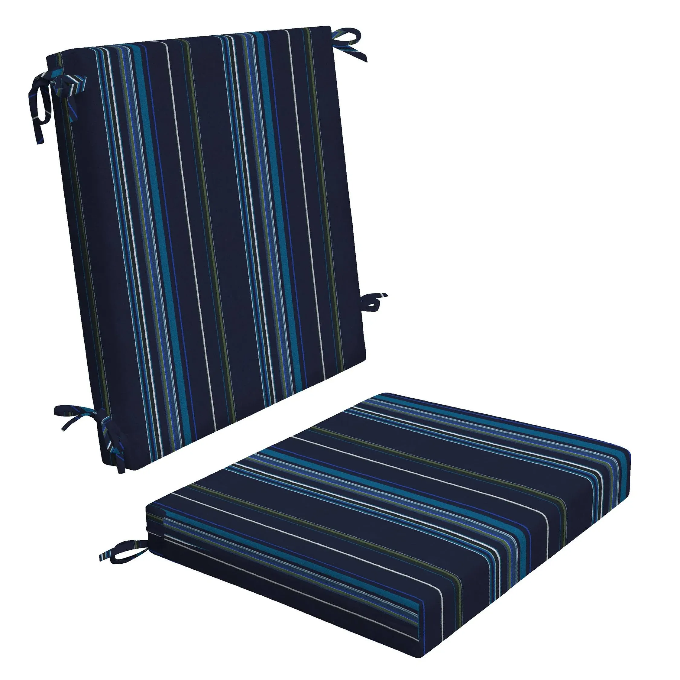 Honeycomb Indoor/Outdoor Sunbrella Xena Brick Patio Dining Chair Cushion