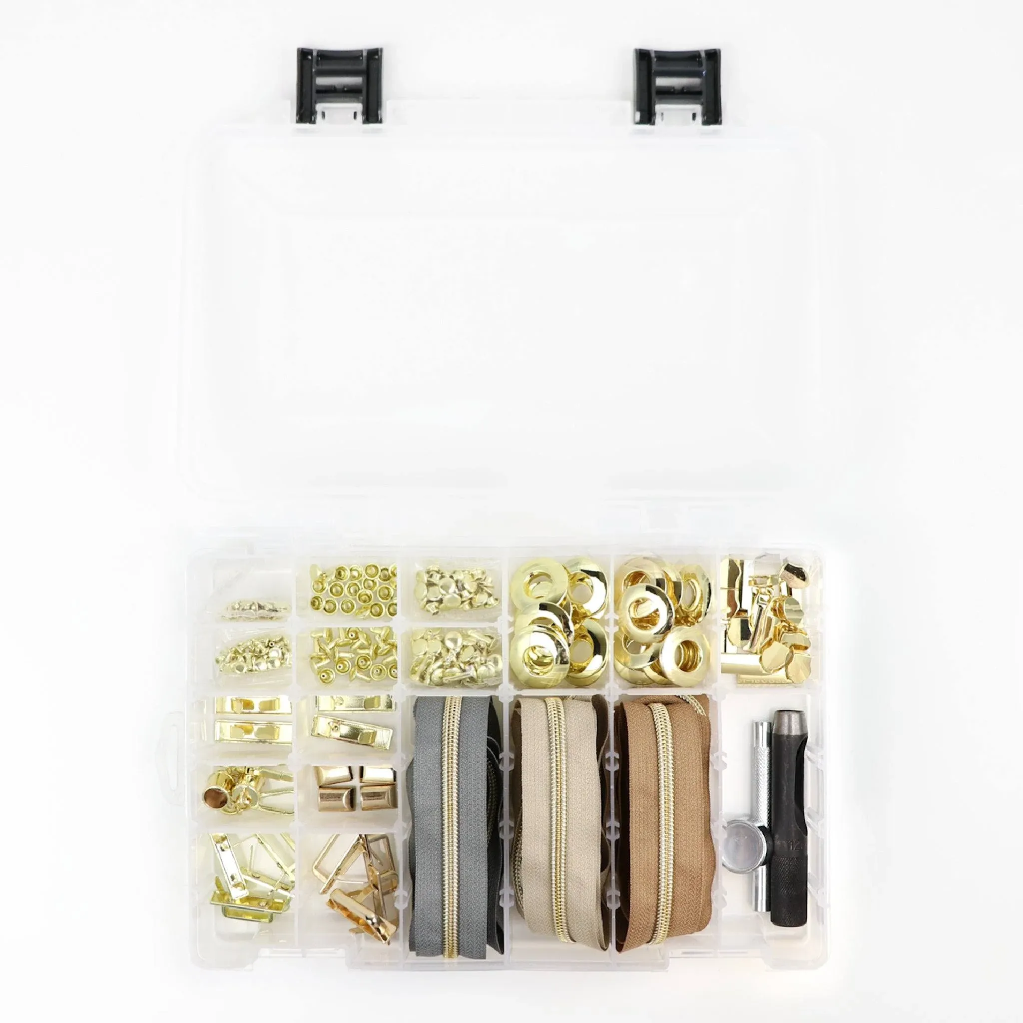 Next Level Hardware &amp; Zipper Set Nickel | Sallie Tomato #STS224S