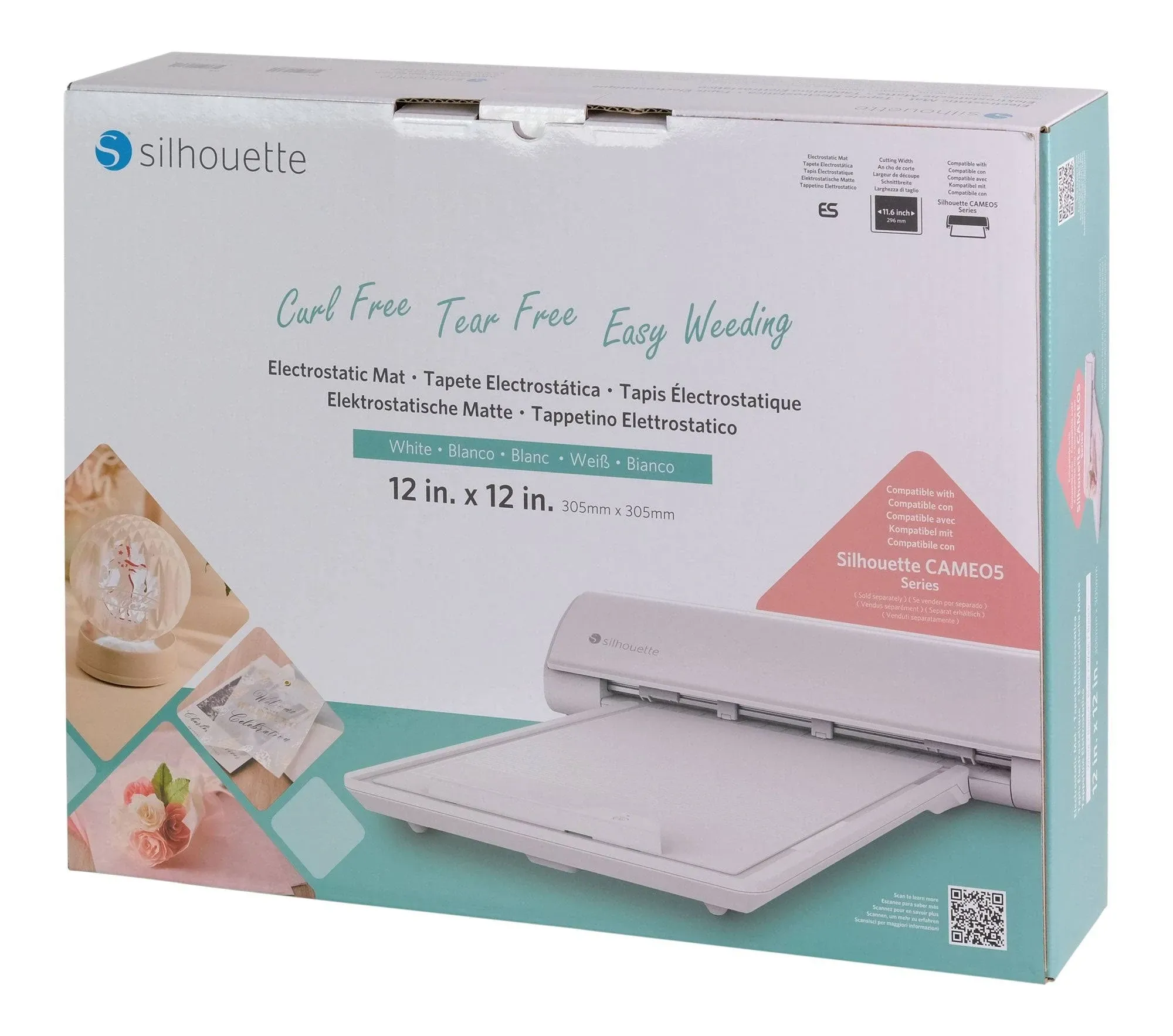 Electrostatic Mat - 12" x 12" (White) - Silhouette