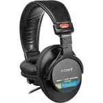 Sony MDR7506 Professional Large Diaphragm Headphone with Gator Cases G-Club Series G-CLUB-HEADPHONE Carry Case for DJ Style Headphones/Accessories