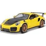 Porsche 911 GT2 RS Yellow with Carbon Hood 1/24