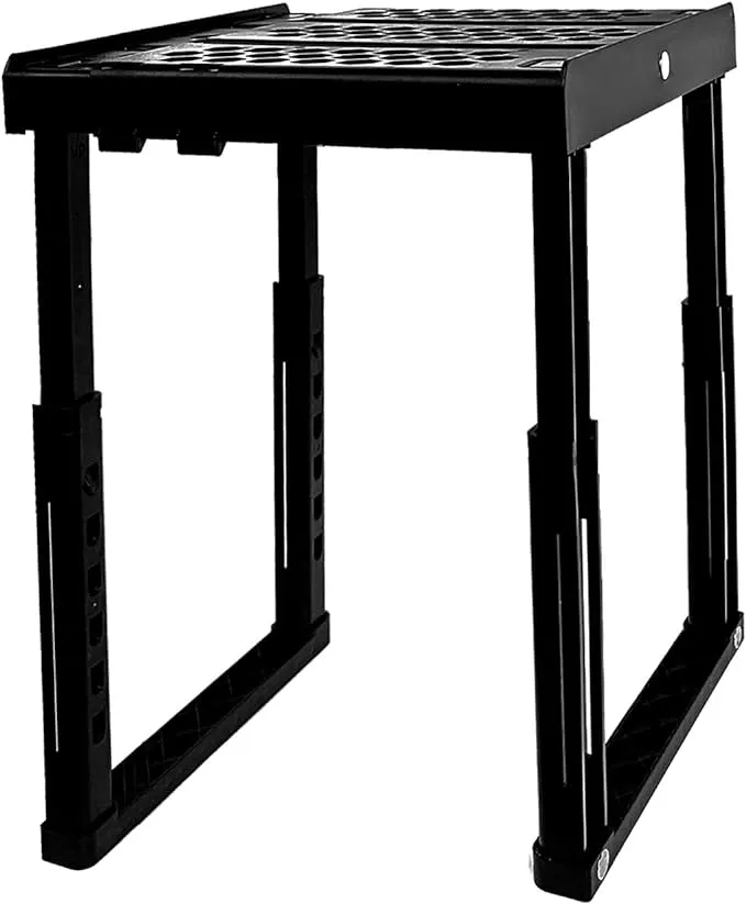 ABLinox Locker Organizer Shelf, Adjustable Width and Height, Ideal Locker for School, Office, and Gym Lockers (Black)ABLinox Locker Organizer Shelf, Adjustable Width an…