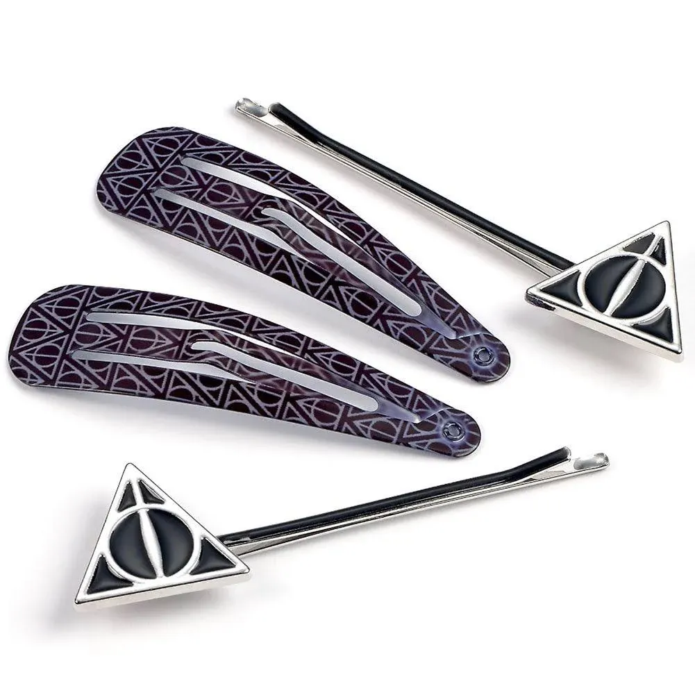 Harry Potter Deathly Hallows Hair Clip Set