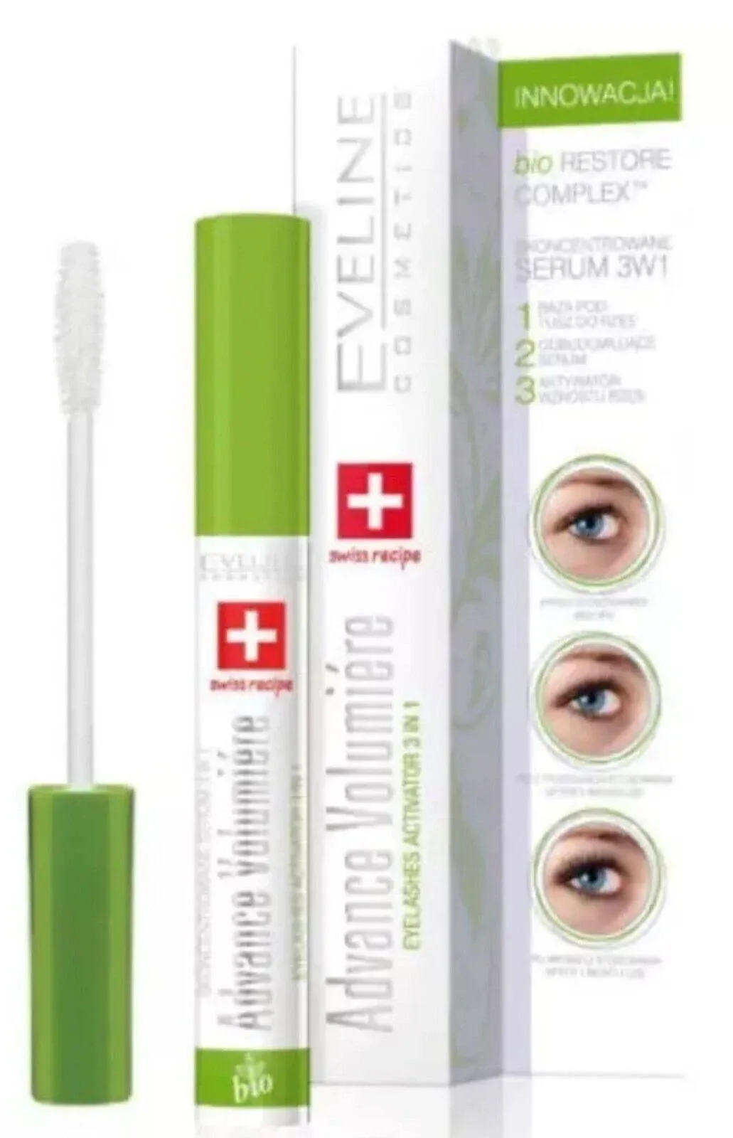 Advance Volumiere, Eyelashes Concentrated Serum 3 In 1, 0.35 fl oz (10 ml)