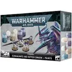 GAMES WORKSHOP Warhammer 40K - Tyranids - Termagants and Ripper Swarm & Paints Set