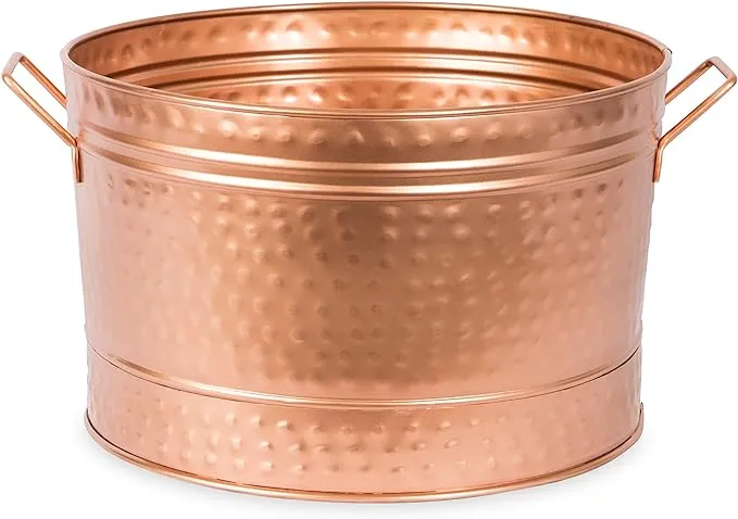 Achla Designs C-50C Copper Round Steel Tub
