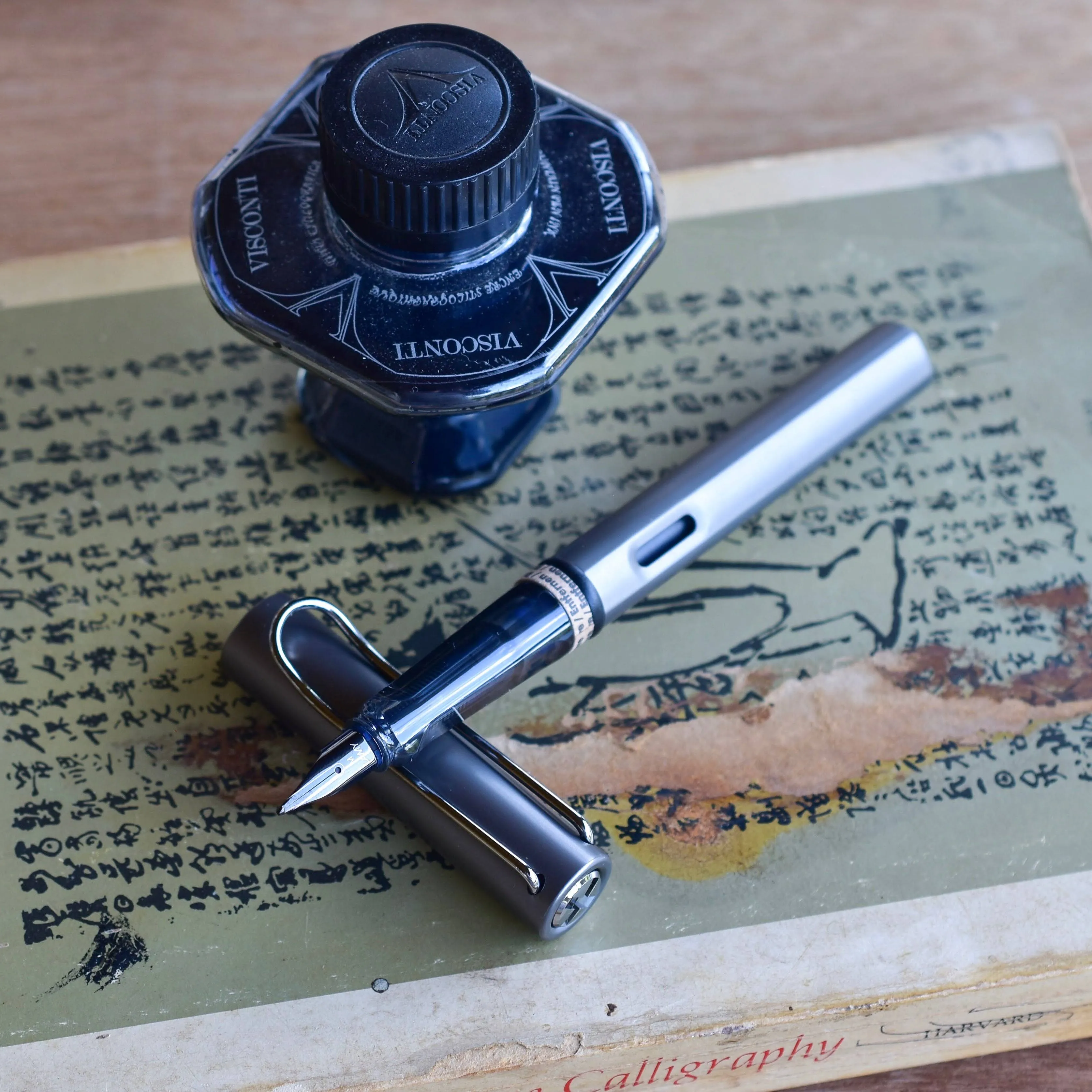 Lamy LX Fountain Pen - Ruthenium - Broad