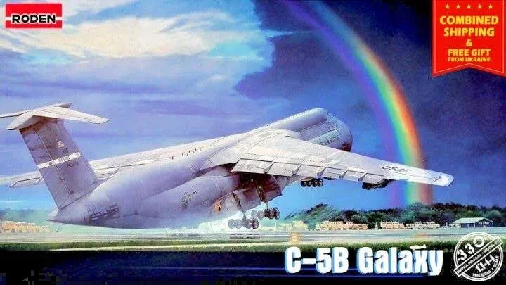 1/144 Lockheed C-5B Galaxy. Roden 330