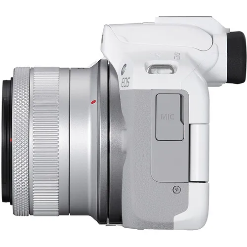 Canon Eos R50 Mirrorless Camera White, with 18-45mm Lens