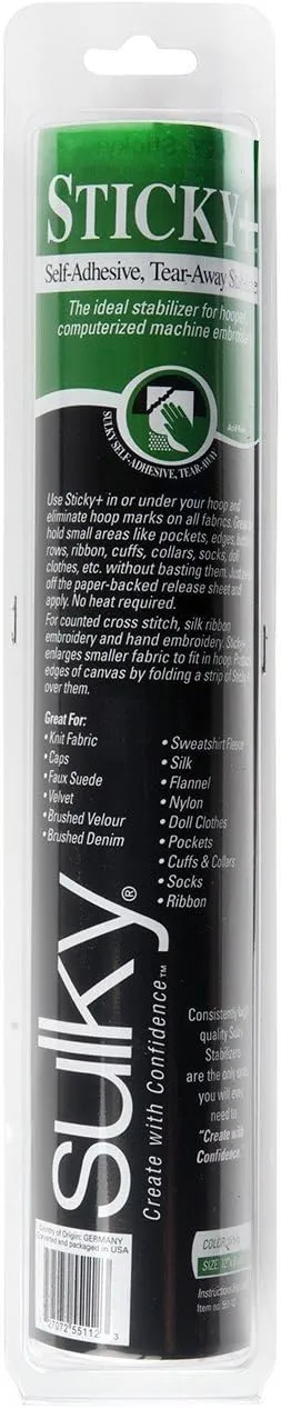 Sulky Sticky Self-Adhesive Tear-Away Stabilizer Roll