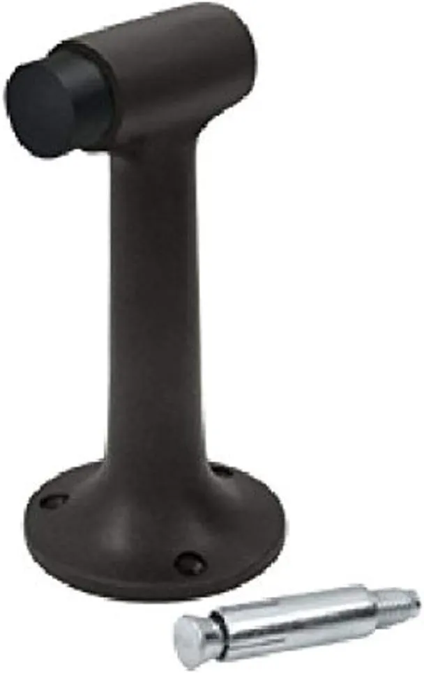 Deltana DSF600U19 Floor Mount Bumper, Black, 6"