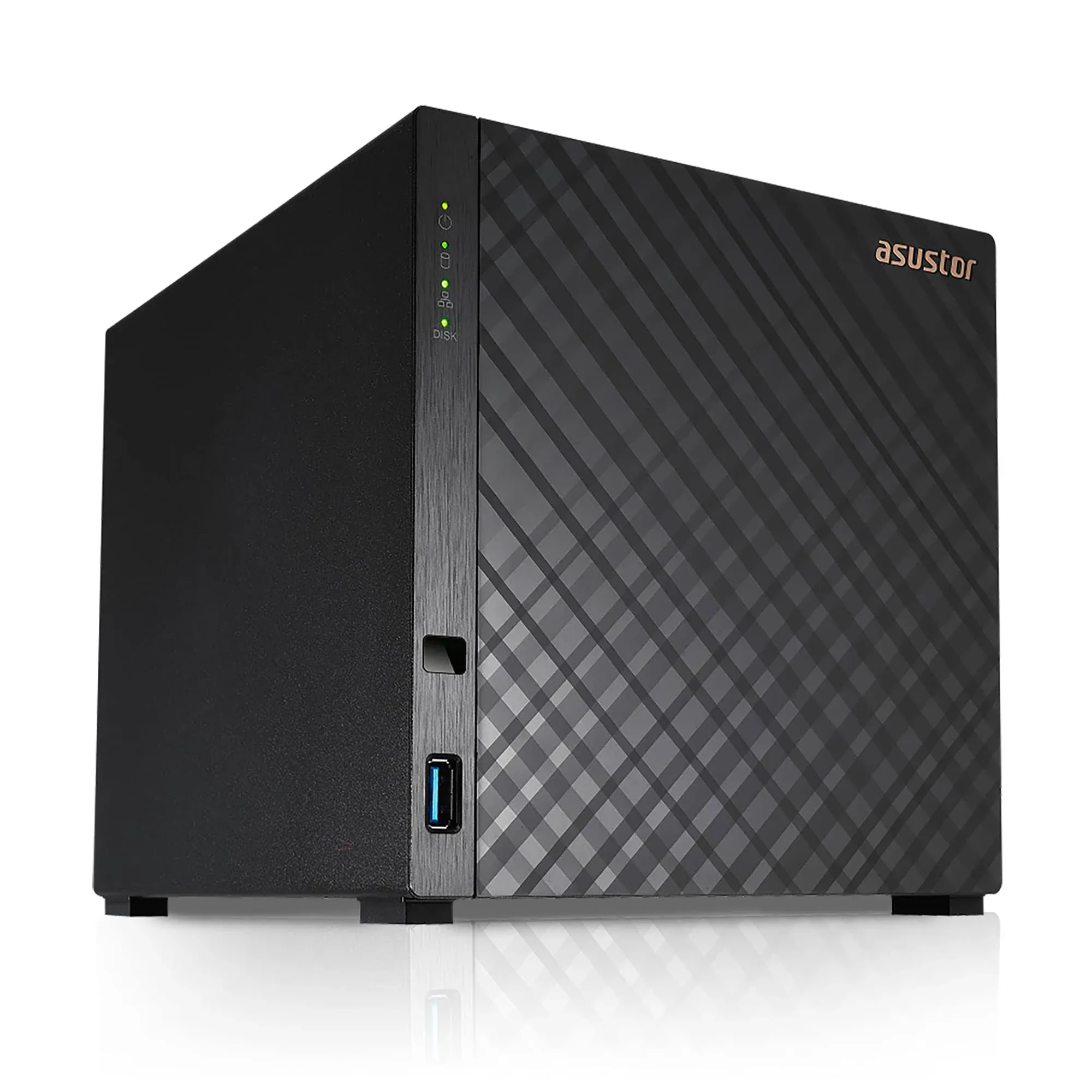 ASUSTOR DRIVESTOR 4 AS1104T 8tb NAS 4x2tb Seagate BarraCuda HDD Drives Installed