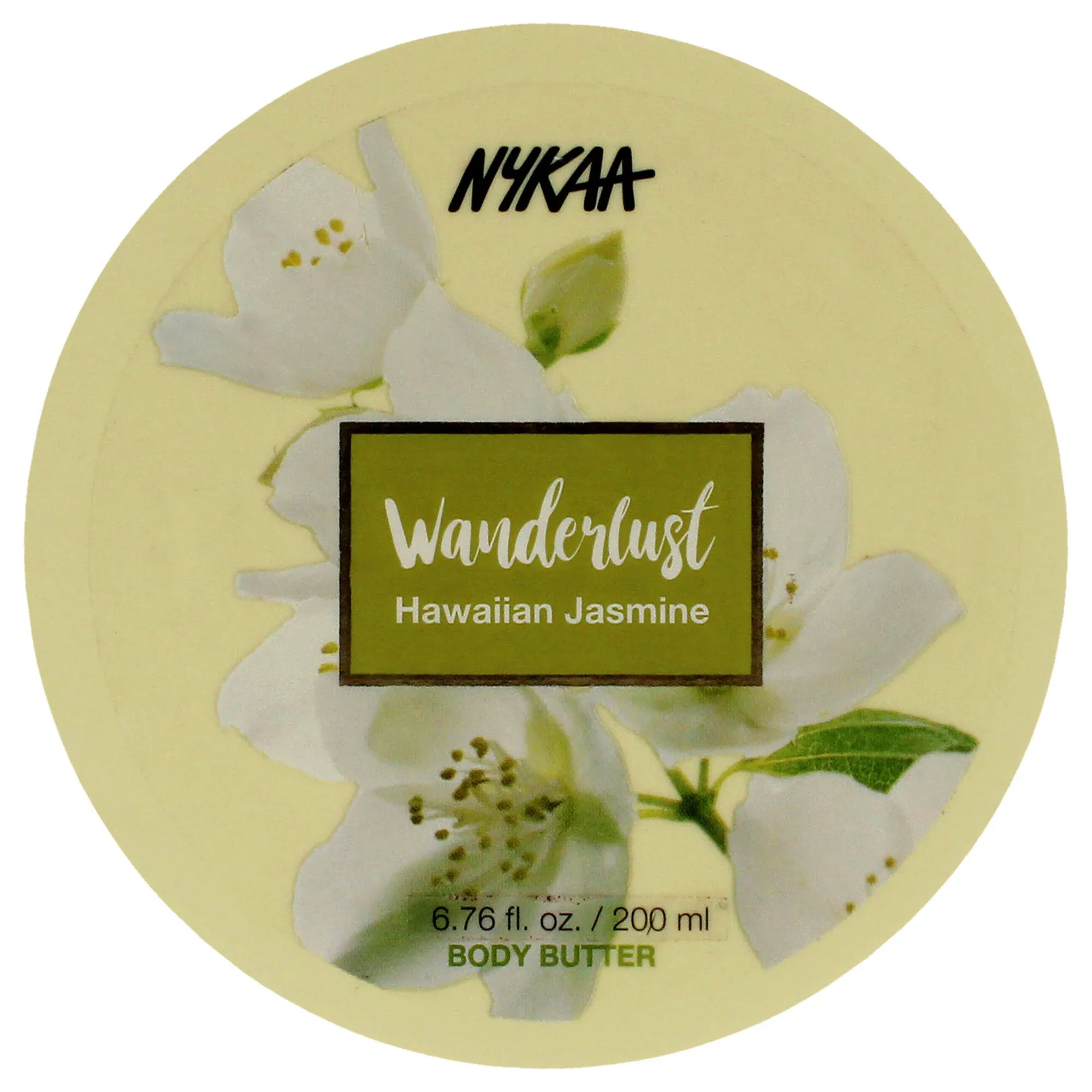 Nykaa Wanderlust Body Butter - Hawaiian Jasmine by Nykaa Naturals for Women - 6.7 oz Body Cream