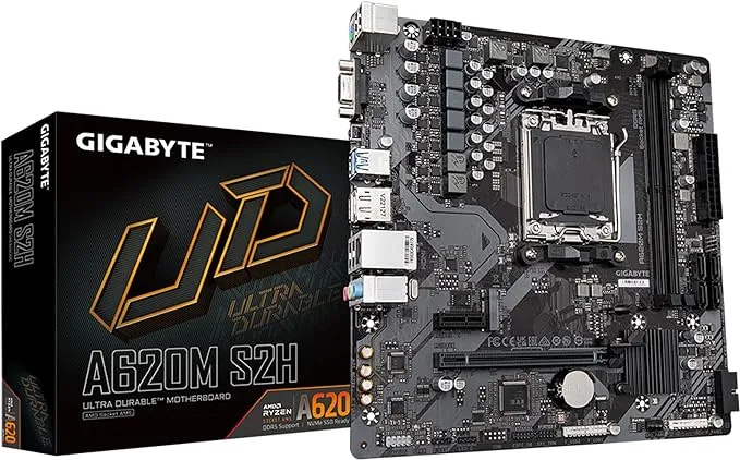 Gigabyte A620M H (rev. 1.0) AMD A620 Socket AM5 Micro ATX