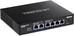 TRENDnet 6-Port 10G Switch 4 x 2.5G RJ-45 Base-T Ports TEG-S762