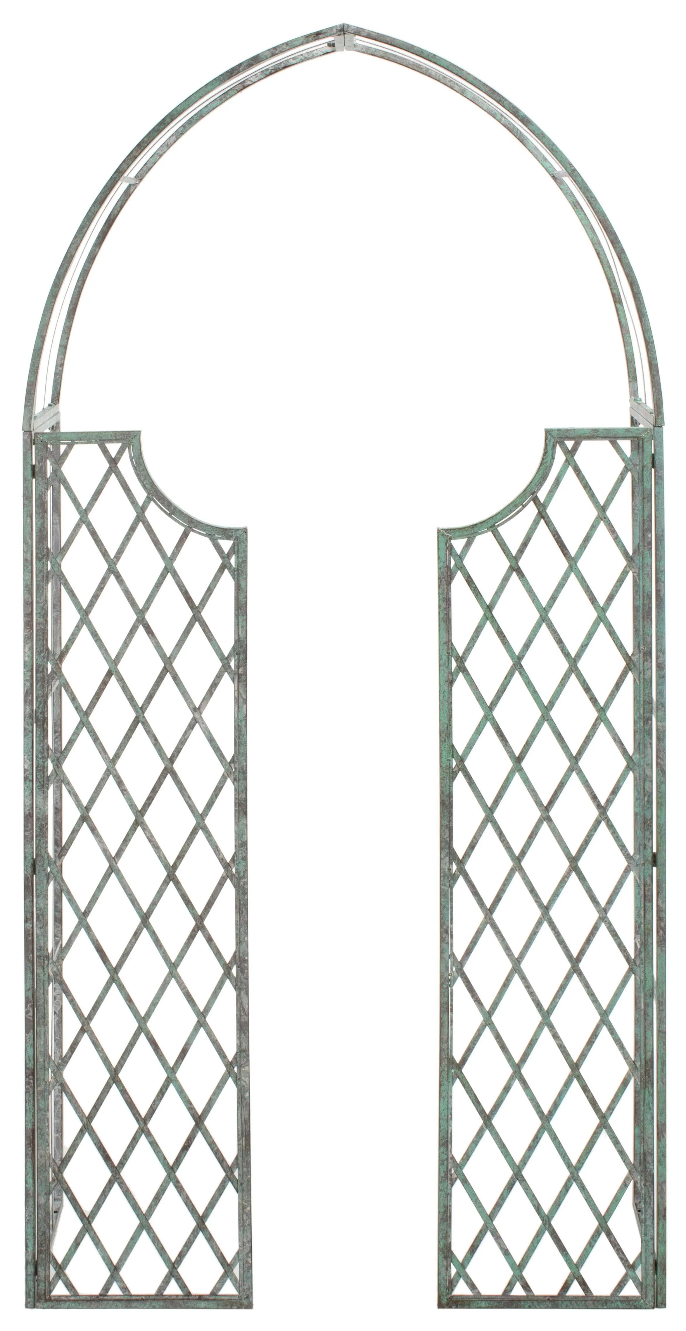 Safavieh Jaida Outdoor Arbor, Rustic Brown