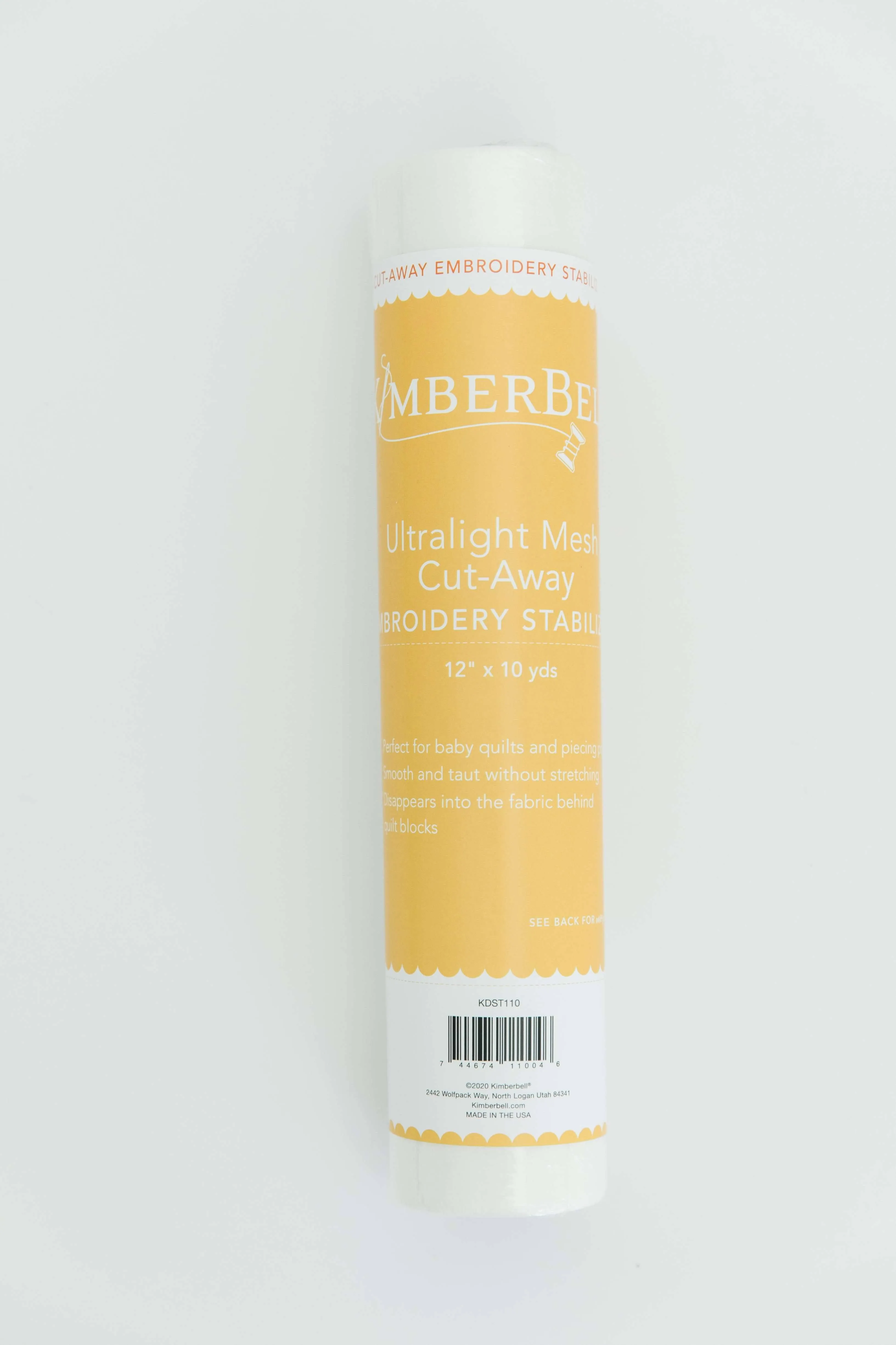 Kimberbell - Ultralight Mesh Cut-Away - 12in x 10yd