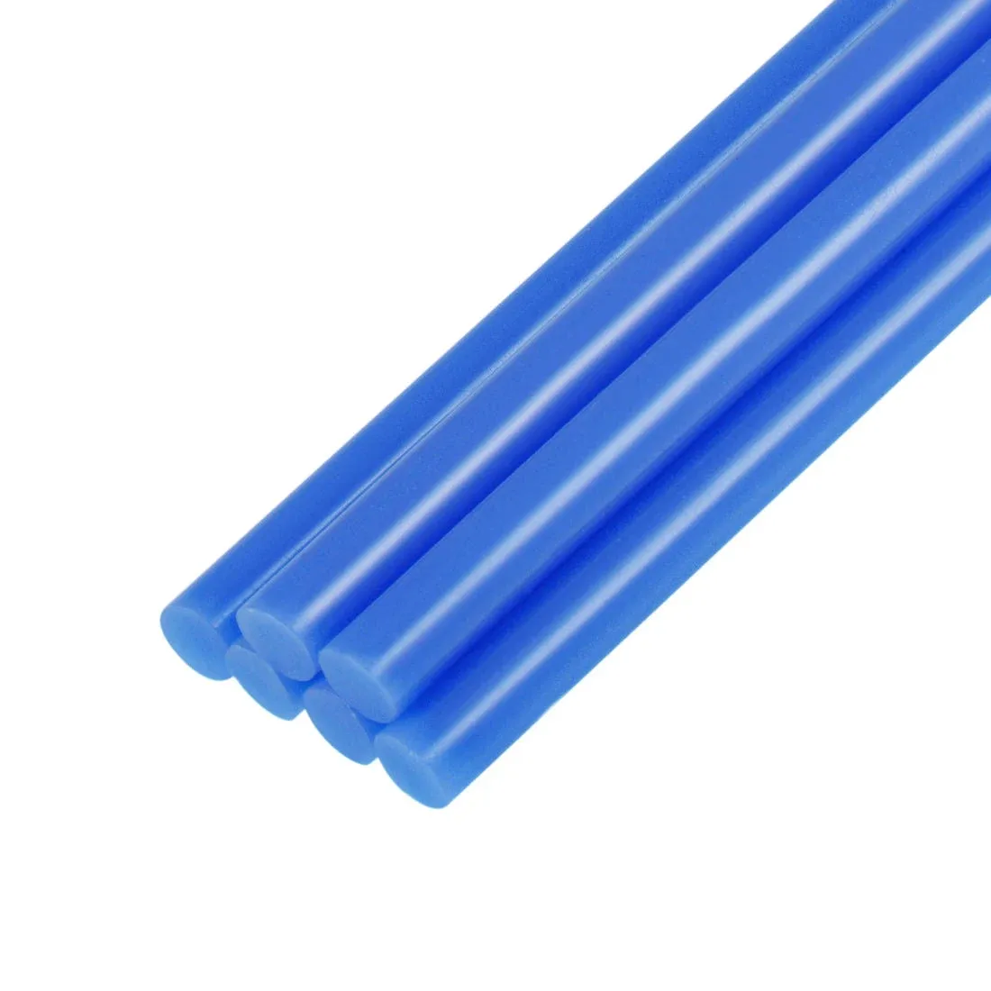 Uxcell Mini Hot Glue Sticks for Glue Gun 0.27-inch x 4-Inch Blue 6pcs