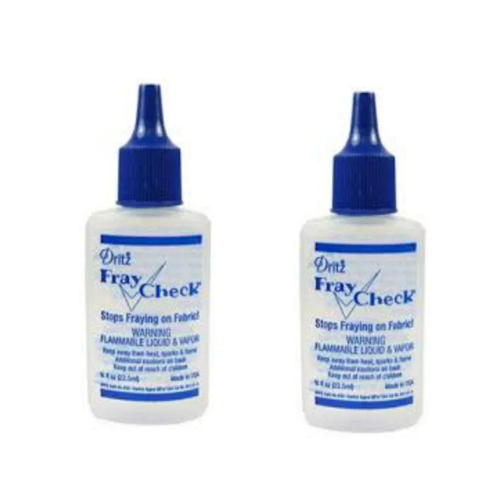 Dritz 1674 Fray Check Liquid Seam Sealant 0.75-Ounce 2-Pack (x2)