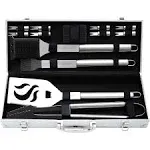 14-piece luxury barbecue tool set aluminum shell model CGS-5014