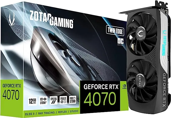Zotac NVIDIA GeForce RTX 4070 Graphic Card - 12 GB GDDR6 (zt-d40740h-10<wbr/>m)