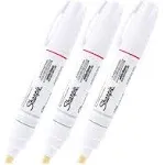 Sharpie Oil Based Paint Marker, Bold Point, White, 3/Pack