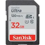 SanDisk Ultra SDHC UHS I Card 32GB