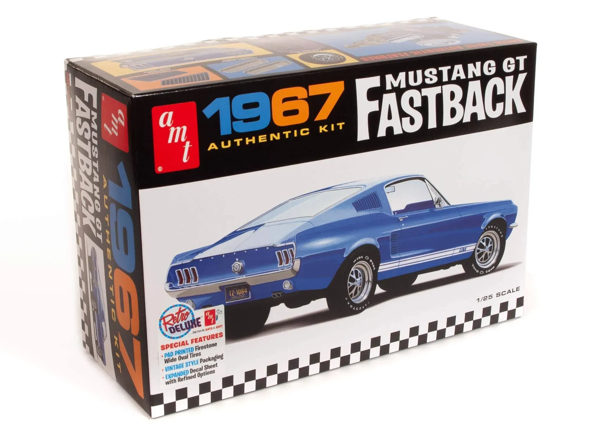 AMT 1/25 1967 Ford Mustang GT Fastback Model Kit