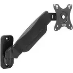 Height Adjustable Pneumatic Arm Single Monitor Wall Mount Full Motion Articul...