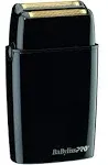 BaBylissPRO Black Cordless Metal Double Foil Shaver